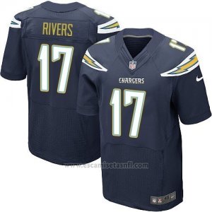 Camiseta San Diego Chargers Rivers Profundo Azul Nike Elite NFL Hombre