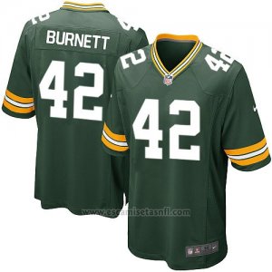 Camiseta Green Bay Packers Burnett Verde Militar Nike Game NFL Hombre