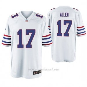Camiseta NFL Game Hombre Buffalo Bills Josh Allen Throwback Blanco