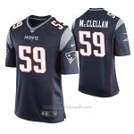 Camiseta NFL Game Hombre New England Patriots Albert Mcclellan Azul
