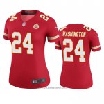 Camiseta NFL Legend Mujer Kansas City Chiefs Deandre Washington Rojo Color Rush