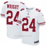 Camiseta San Francisco 49ers Wright Blanco Nike Elite NFL Hombre