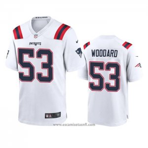 Camiseta NFL Game New England Patriots Dustin Woodard Blanco