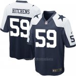 Camiseta Dallas Cowboys Hitchens Negro Blanco Nike Game NFL Nino