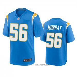 Camiseta NFL Game Los Angeles Chargers 56 Kenneth Murray Azul