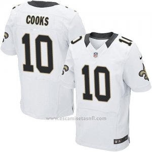 Camiseta New Orleans Saints Cooks Blanco Nike Elite NFL Hombre