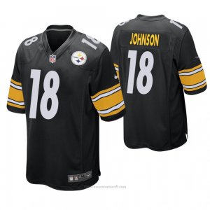 Camiseta NFL Game Hombre Pittsburgh Steelers Diontae Johnson Negro