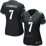 Camiseta Philadelphia Eagles Jaworski Negro Nike Game NFL Mujer