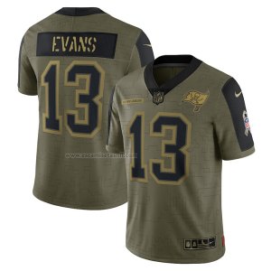 Camiseta NFL Limited Tampa Bay Buccaneers Mike Evans 2021 Salute To Service Verde