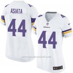Camiseta Minnesota Vikings Asiata Blanco Nike Game NFL Mujer