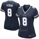 Camiseta Dallas Cowboys Aikman Negro Nike Game NFL Mujer