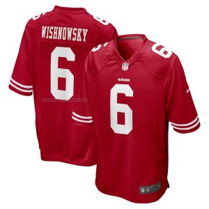 Camiseta NFL Game San Francisco 49ers Mitch Wishnowsky Rojo