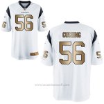 Camiseta Houston Texans Cushing Blanco Nike Gold Game NFL Hombre