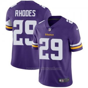 Camiseta NFL Limited Hombre Minnesota Vikings 29 Xavier Rhodes Violeta Stitched Vapor Untouchable