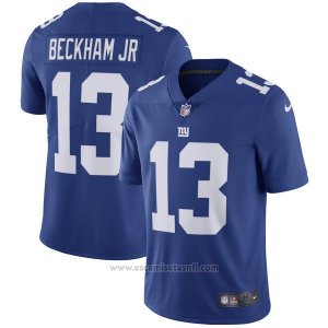 Camiseta NFL Limited Hombre New York Giants 13 Beckham JR Azul
