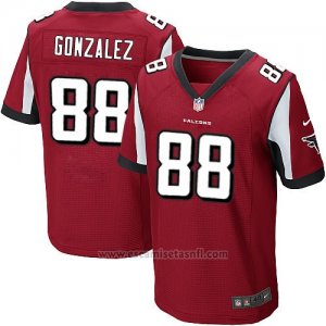 Camiseta Atlanta Falcons Gonzalez Rojo Nike Elite NFL Hombre