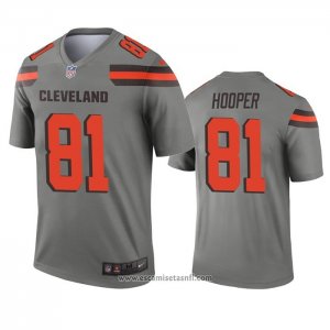 Camiseta NFL Legend Cleveland Browns Austin Hooper Inverted Gris