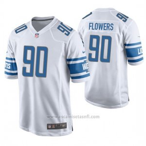 Camiseta NFL Game Hombre Detroit Lions Trey Flowers Blanco