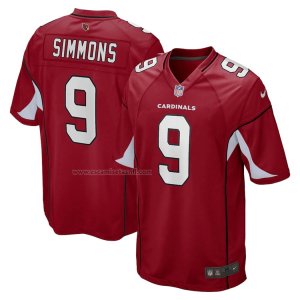 Camiseta NFL Game Arizona Cardinals Isaiah Simmons 9 Rojo