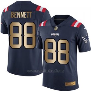 Camiseta New England Patriots Bennett Profundo Azul Nike Gold Legend NFL Hombre