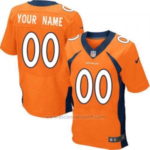 Camisetas NFL Hombre Denver Broncos Personalizada Naranja