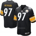 Camiseta Pittsburgh Steelers Heyward Negro Nike Game NFL Nino