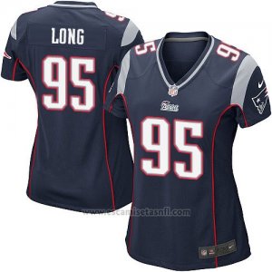 Camiseta New England Patriots Long Negro Nike Game NFL Mujer