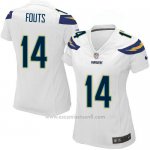 Camiseta San Diego Chargers Fouts Blanco Nike Game NFL Mujer