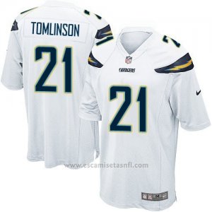Camiseta San Diego Chargers Tomlinson Blanco Nike Game NFL Nino