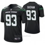 Camiseta NFL Game Hombre New York Jets Tarell Basham Negro 60th Aniversario