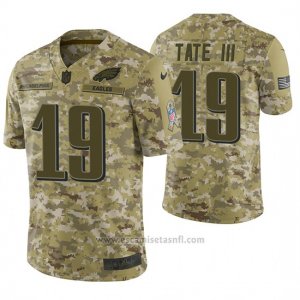 Camiseta NFL Limited Hombre Philadelphia Eagles Golden Tate Camuflaje 2018 Salute To Service