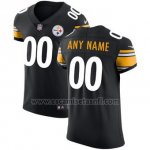 Camisetas NFL Elite Hombre Pittsburgh Steelers Personalizada Negro