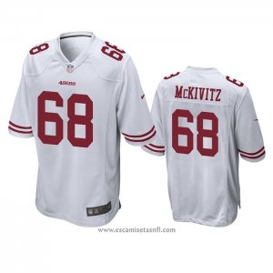 Camiseta NFL Game San Francisco 49ers Colton Mckivitz Blanco