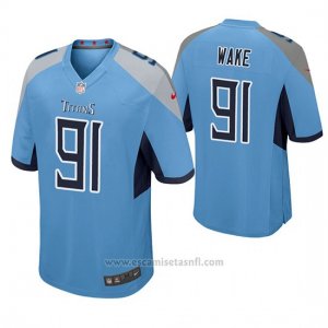 Camiseta NFL Game Hombre Tennessee Titans Cameron Wake Azul luminoso