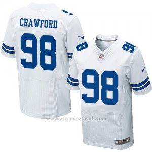 Camiseta Dallas Cowboys Crawford Blanco Nike Elite NFL Hombre
