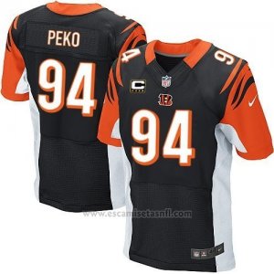 Camiseta Cincinnati Bengals Peko Negro Nike Elite NFL Hombre