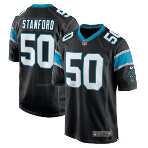 Camiseta NFL Game Carolina Panthers Julian Stanford 50 Negro
