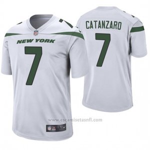 Camiseta NFL Game Hombre New York Jets Chandler Catanzaro Blanco