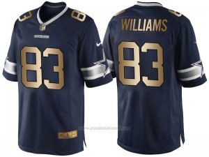 Camiseta Dallas Cowboys Williams Profundo Azul Nike Gold Game NFL Hombre
