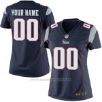 Camisetas NFL Mujer New England Patriots Personalizada Azul