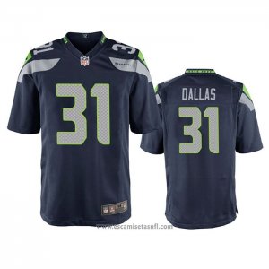 Camiseta NFL Game Seattle Seahawks Deejay Dallas Azul