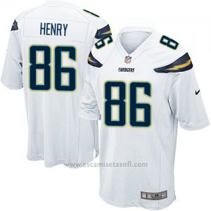 Camiseta San Diego Chargers Henry Blanco Nike Game NFL Hombre