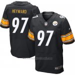 Camiseta Pittsburgh Steelers Heyward Negro Nike Elite NFL Hombre