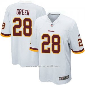Camiseta Washington Redskins Green Blanco Nike Game NFL Hombre