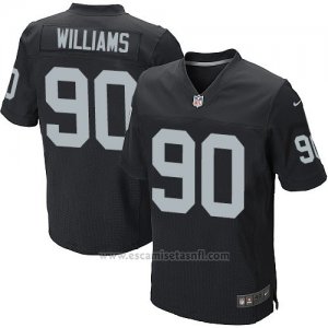 Camiseta Oakland Raiders Williams Negro Nike Elite NFL Hombre