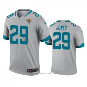 Camiseta NFL Legend Jacksonville Jaguars Josh Jones Inverted Gris