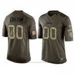 Camiseta NFL Limited Philadelphia Eagles Personalizada Salute To Service Verde2