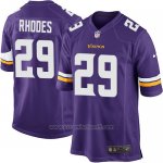 Camiseta Minnesota Vikings Rhodes Violeta Nike Game NFL Hombre