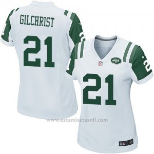 Camiseta New York Jets Gilchrist Blanco Nike Game NFL Mujer