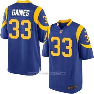 Camiseta Los Angeles Rams Gaines Azul Nike Game NFL Hombre